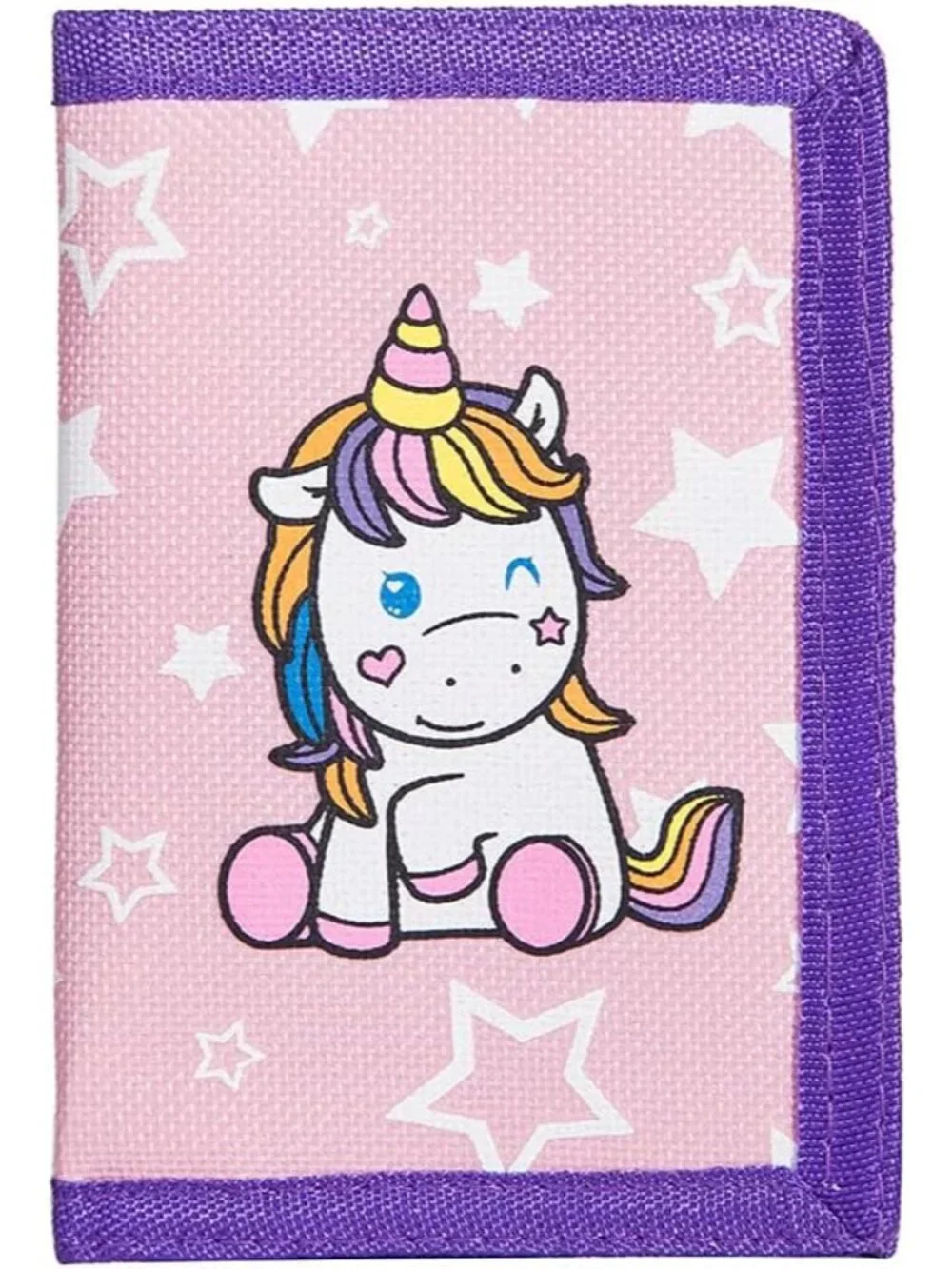 wallet,Teen Wallet with Coin Pocket,Kids Wallets for Girls,RFID Trifold Canvas O